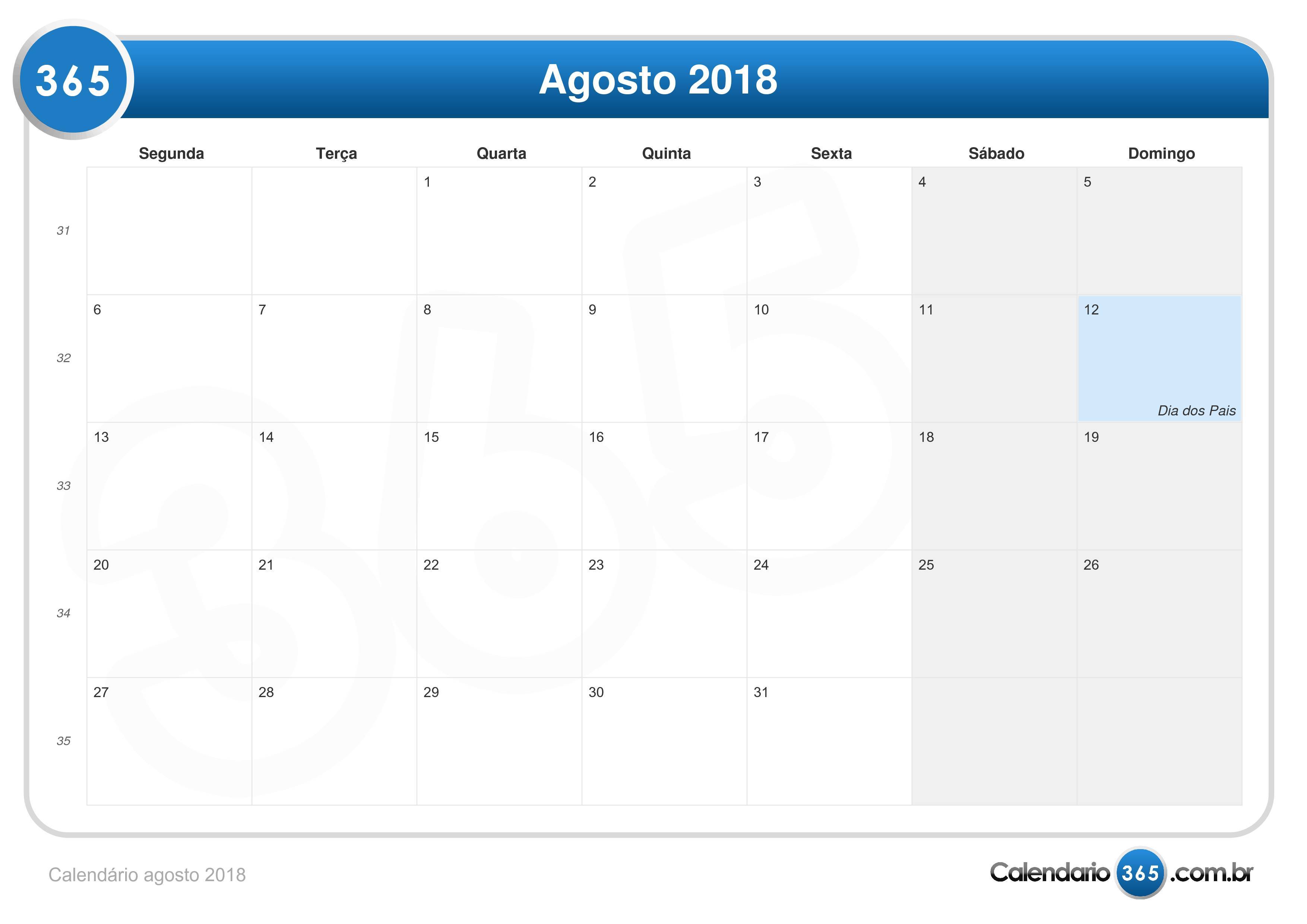 agosto, 2018